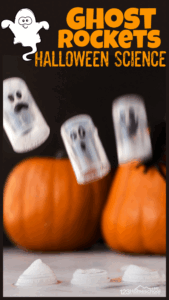 flying ghost rocket Halloween Science Experiments