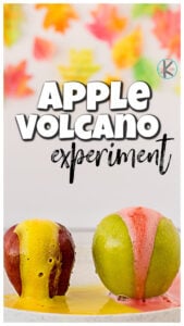 apple volcano science apple activities
