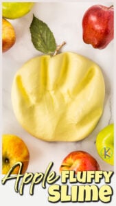 fluffy yellow apple slime recipe