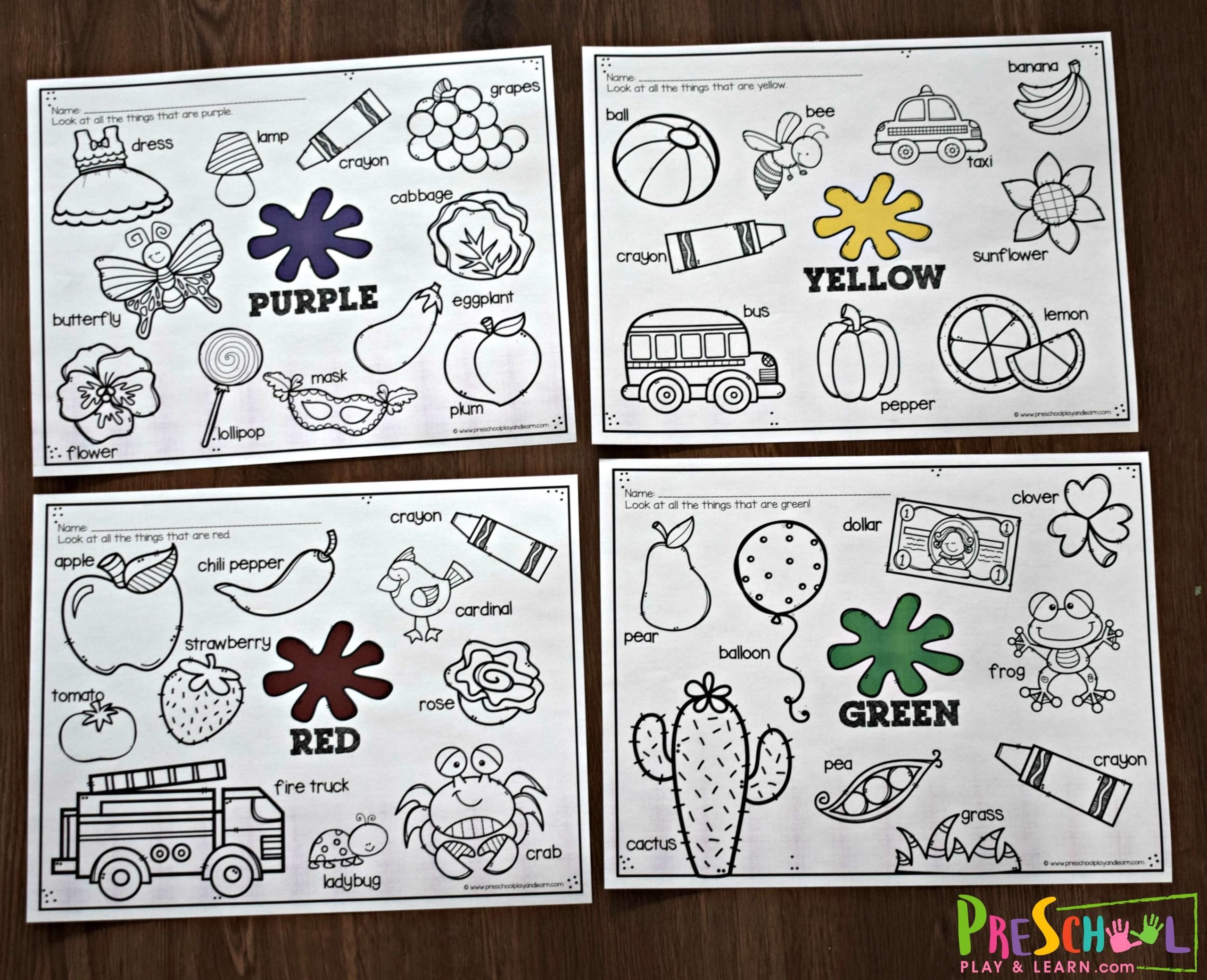 color-worksheets