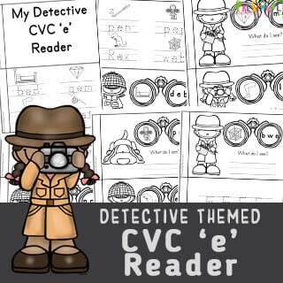 FREE Printable CVC Short e Words Activity