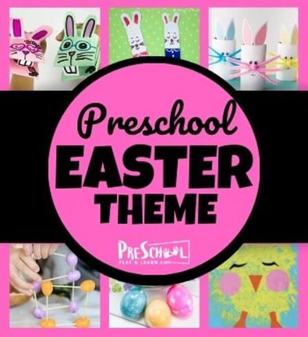 Preschool Easter Theme filled with tons of fun, engaging, and educational easter activiites for preschoolers and prek students