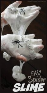 Easy to make and EPIC spider slime recipe for halloween