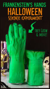 frankenstein hands Halloween-Science-Experiment