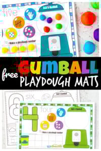 Free Printable Playdough Mats