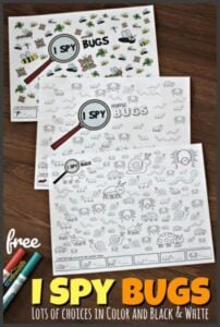 I Spy Printable Game