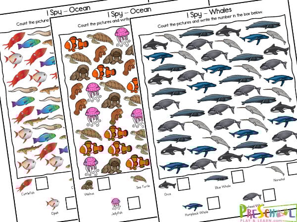 I Spy Ocean Animals