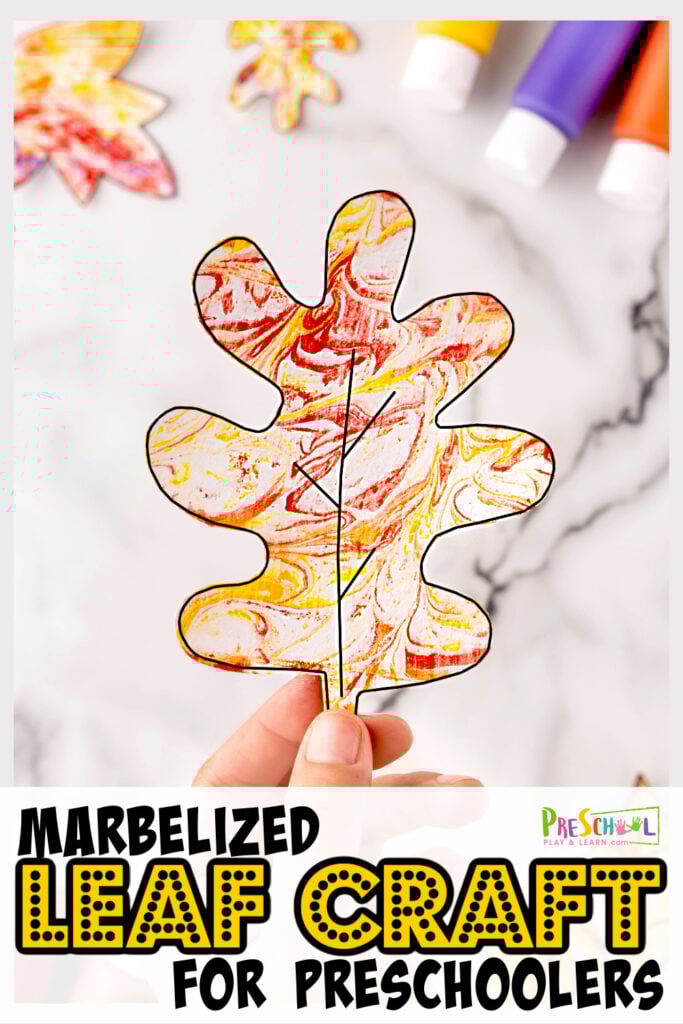 Calling all preschoolers and craft lovers! Get ready for a mesmerizing art adventure with our incredible shaving cream art idea! Watch as your little ones create breathtaking leaf masterpieces using free leaf templates and a few basic materials. This preschool craft for fall is a guaranteed hit! Bring the beauty of autumn indoors with this preschool leaf craft and let your creativity soar!  So, what are you waiting for? Grab your little artists and embark on an unforgettable journey filled with vibrant colors, laughter, and lots of leafy fun.