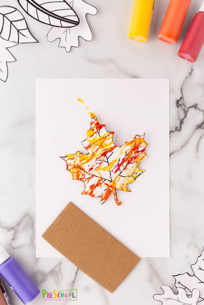 Leaf project for preschool