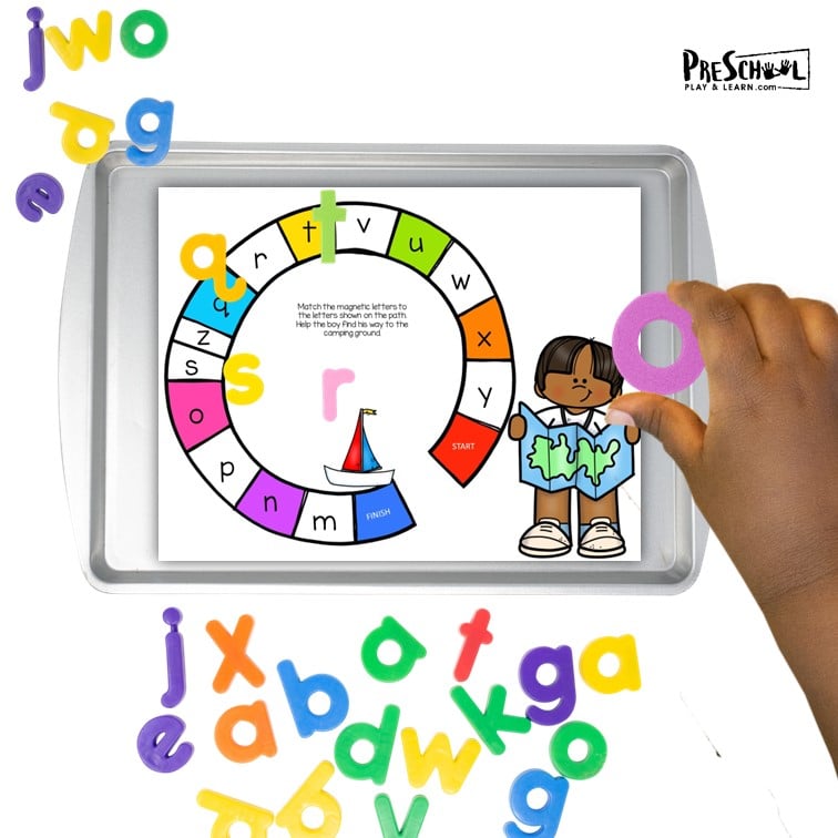 FREE PRintable Upper and Lowercase Letter Matching Game