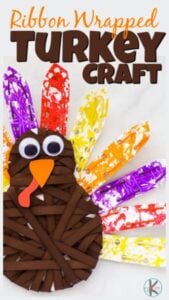 marble painted turkey-craft-ideas