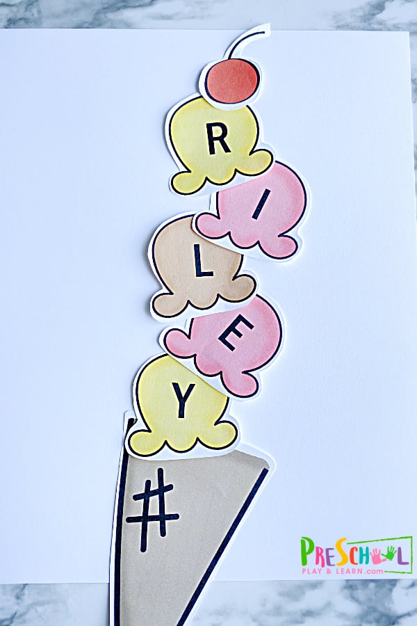 Name Crafts for Preschool