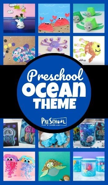 Dive under the sea to learn about the amazing animals that live in the ocean from fish to whales, to octopus, sharks, and more! Study oceans with your preschooler using this Ocean Preschool Theme! Your kids will love these engaging ocean activities, free ocean printables, and ocean crafts in this preschool ocean theme. This fun ocean ideas are perfect for pre-k, toddler, kindergarten, and first grade students too.