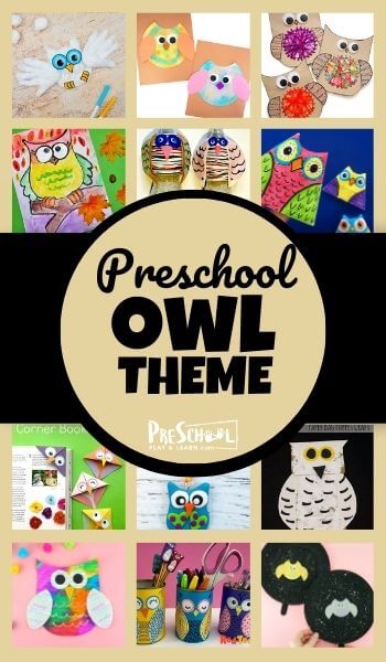 Study owls with your preschooler using this Owl Preschool Theme! Your kids will love these engaging activities, printables, and crafts.