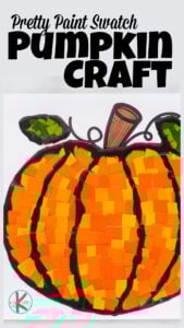 paint swtach Pumpkin Craft for Preschoolers