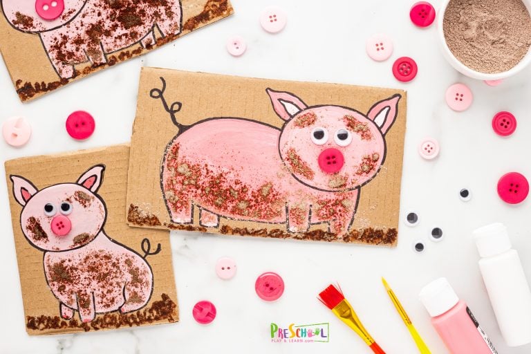 Muddy Pig Craft for Preschool