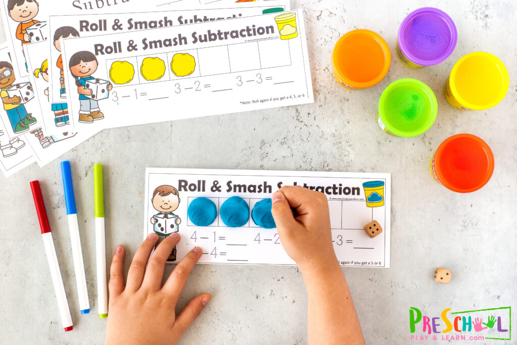 Playdough Activities for Preschool