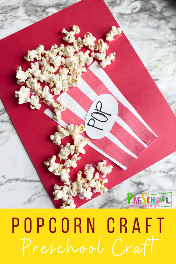 Preschool Popcorn Craft