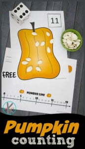 pumpkin counting mats