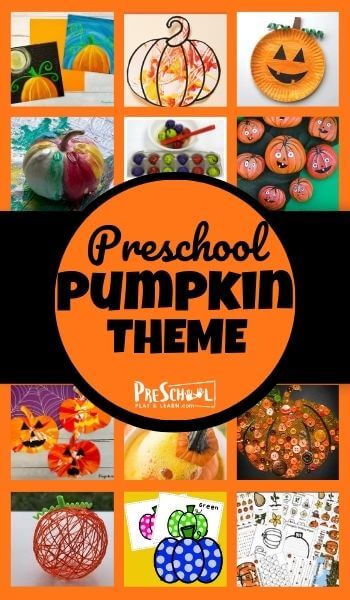 Learn all about pumpkins with your preschooler using this Pumpkin Preschool Theme! Your kids will love these engaging activities, printables, and crafts perfect for a pumpkin theme for preschoolers in October.
