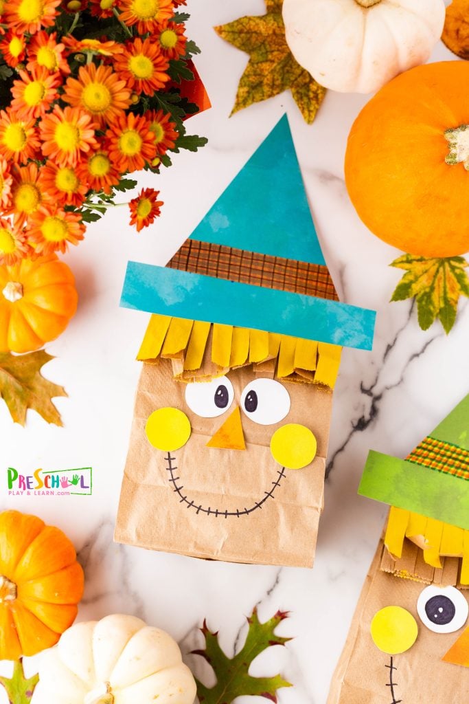 Attach all your face pieces, and don't forget to draw a mouth with a black marker! 