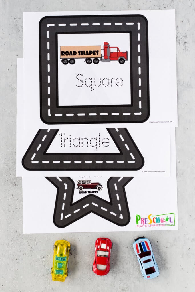 Shape roads printable