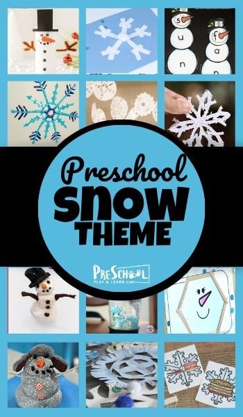 Learn all about snow with your preschooler using this Snow Preschool Theme! Your kids will love these engaging snow activities, free snow printables, and snow crafts in this preschool snow theme. These fun snow ideas are perfect for pre-k, toddler, kindergarten, and first grade students too. 