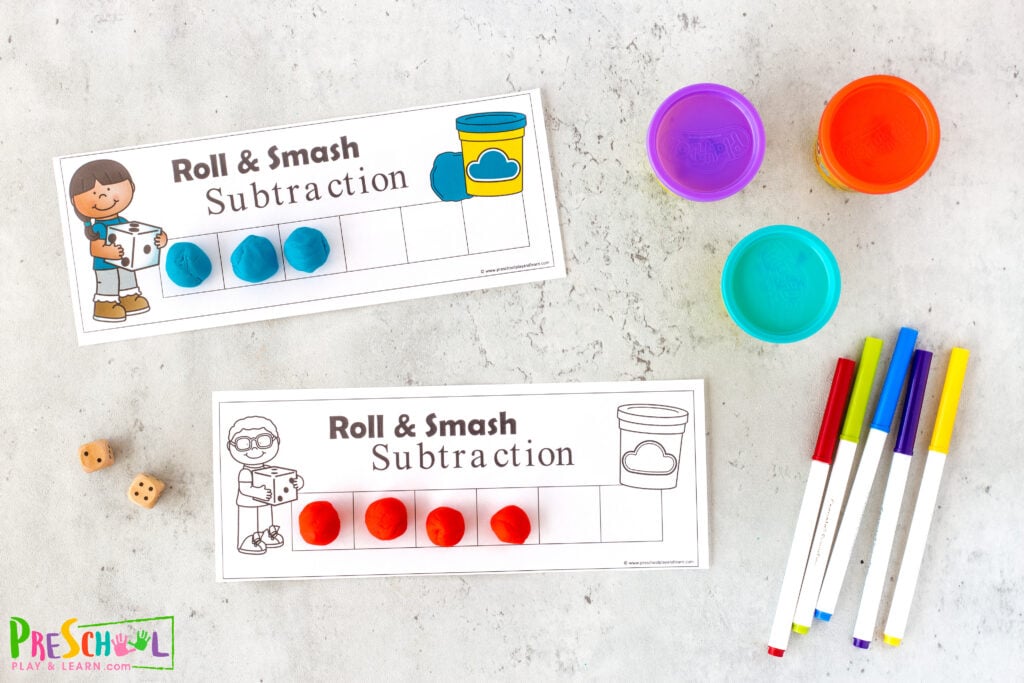 Subtraction Activities for Kindergarten