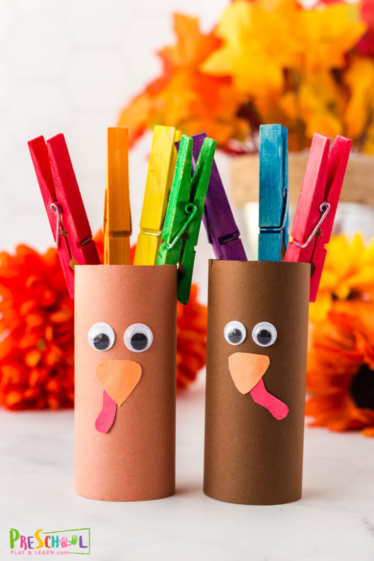 EASY Turkey Toilet Paper Roll Craft