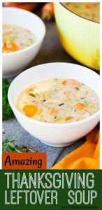 thanksgiving leftover turkey soup recipe