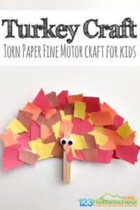 Torn-Turkey-Craft-for-preschoolers