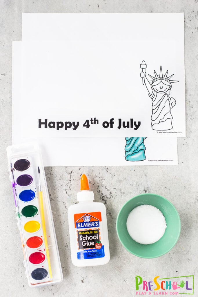 Watercolor Painting with Salt