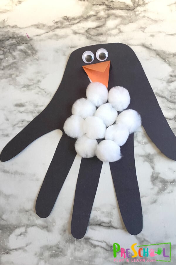 Penguin Handprint Craft