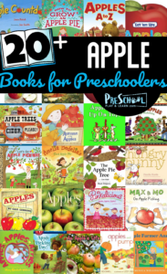 September is the filled with apple themes for young learners from toddler, preschool, pre-k, and kindergarten. As you are planning your apple activities make sure to grab some of these fun-to-read apple books for preschoolers to round out your week. These preschool apple books are sure to be a hit whiel working on early literacy too!