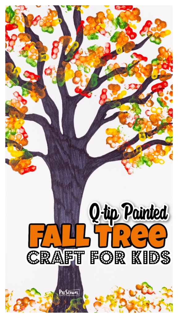 Looking for a fun and adorable fall craft for your little ones? Check out this super cute Q-tip painted tree! It's an easy and engaging way for preschoolers to unleash their creativity while making stunning autumn art. Perfect for those cozy fall days! Join the fun and let the crafting begin!