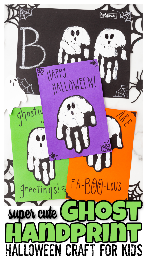 Get ready for Halloween with an adorable and easy craft that your little ones will love! Our handprint ghost project transforms children’s hands into delightful ghostly figures. It’s the perfect spooky activity for toddlers, preschoolers, and kindergarteners to enjoy this October.